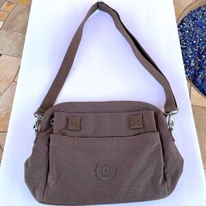 KIPLING Large Grey Crossbody/Shoulder Adjustable Bag